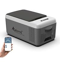 Amazon.co.jp: Alpicool ポータブル冷蔵庫 車載冷蔵庫 車載冷蔵冷凍庫
